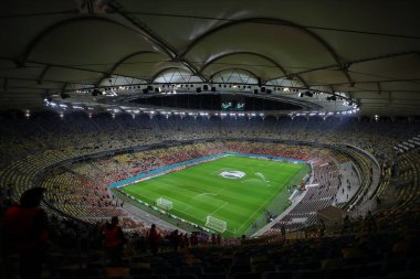 UEFA Avrupa Konferansı Ligi karşılaşmasında Arena Nationala 'nın genel görünümü FCSB' ye karşı Batı Ham United Arena Naional, Romanya, 3 Kasım 2022