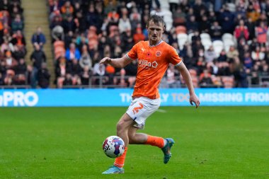 Blackpool 'dan Callum Connolly # 2 Sky Bet Şampiyonası maçında Blackpool - Luton Town - Bloomfield Road, Blackpool, Birleşik Krallık, 5 Kasım 202