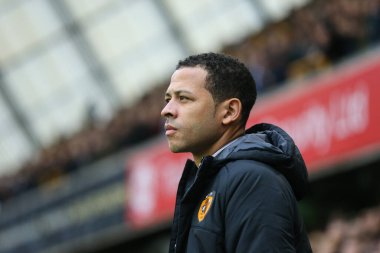 Liam Rosenior Manager of Hull City Sky Bet Şampiyonası maçında Millwall vs Hull City, The Den, Londra, İngiltere, 5 Kasım 202