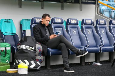 Liam Rosenior Manager of Hull City Sky Bet Şampiyonası maçında Millwall vs Hull City, The Den, Londra, İngiltere, 5 Kasım 202
