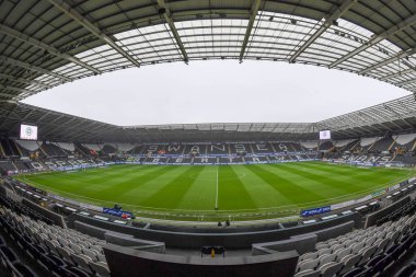 Swansea.com Stadyumu 'nun genel görünümü, Swansea City - Wigan Athletic maçında Swansea.com Stadyumu, Swansea.com, İngiltere, 5 Kasım 202