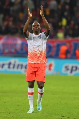 Angelo Ogbonna, Romanya 'nın başkenti Naional' de oynanan UEFA Avrupa Konferans Ligi karşılaşmasında FCSB, West Ham United 'a karşı 3 Kasım 2022