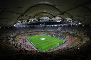 UEFA Avrupa Konferansı Ligi karşılaşmasında Arena Nationala 'nın genel görünümü FCSB' ye karşı Batı Ham United Arena Naional, Romanya, 3 Kasım 2022