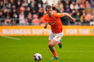 Blackpool 'dan Callum Connolly # 2 Sky Bet Şampiyonası maçında Blackpool - Luton Town - Bloomfield Road, Blackpool, Birleşik Krallık, 5 Kasım 202