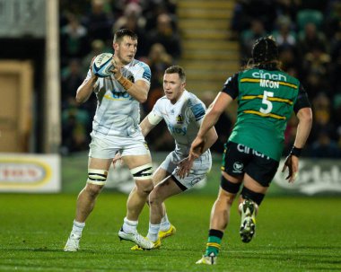 Lewis Pearson of Exeter Chiefs during the Gallagher Premiership match Northampton Saints vs Exeter Chiefs at the cinch Stadium at Franklin's Gardens, Northampton, United Kingdom, 4th November 202 clipart