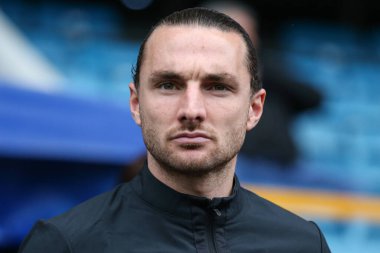 Hull City 'den Lewis Coyle 5 Kasım 202' de Londra 'nın The Den şehrinde oynanan Sky Bet Şampiyonası maçında stadyuma geldi.