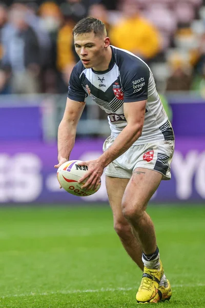 Jack Welsby England Actie Tijdens Rugby League World Cup 2021 — Stockfoto