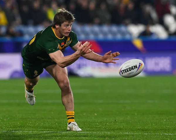 Harry Grant Australia Action Rugby League World Cup 2021 Quarter — 스톡 사진