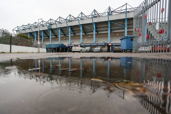 5 Kasım 202 'de Londra' nın başkenti The Den 'de Millwall' a karşı Hull City 'nin oynadığı Sky Bet Şampiyonası' nda stadyumun genel bir görüntüsü.