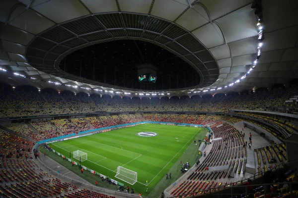 Γενική Άποψη Του Arena Nationala Κατά Διάρκεια Του Αγώνα Uefa — Φωτογραφία Αρχείου