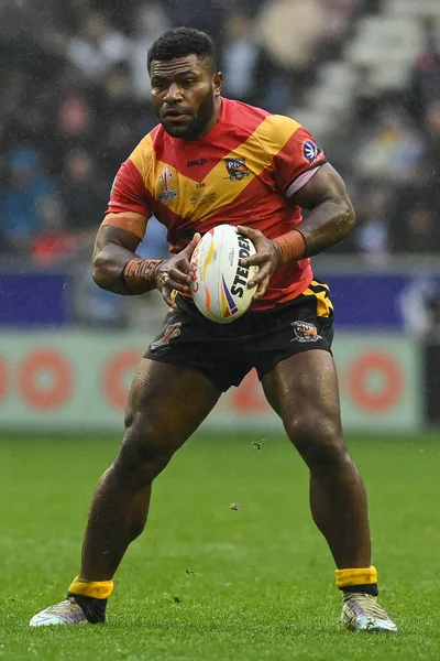 Sylvester Namo Papua Nova Guiné Durante Copa Mundo Rugby League — Fotografia de Stock