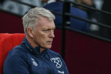 6 Kasım 202 'de Londra Stadyumu' nda oynanan West Ham United - Crystal Palace Premier League maçı sırasında West Ham United takımının teknik direktörü David Moyes