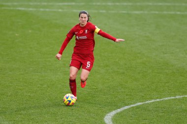 Niamh Fahey # 5 numara Liverpool Kadınlar Süper Ligi 'nde Liverpool Kadınlar vs Aston Villa Kadınlar Prenton Park, Birkenhead, İngiltere, 6 Kasım 202