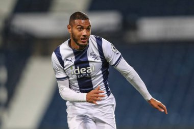 Kenneth Zohore # 9 Batı Bromwich Albion Premier League 2 U23 maçında West Bromwich Albion U23 Nottingham ForestU 23 'e karşı The Hawthorns, West Bromwich, İngiltere, 7 Kasım 202