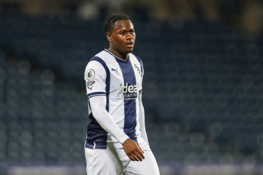 Batı Bromwich Albion 'dan Reyes Cleary # 28 Premier League 2 U23 maçında West Bromwich Albion U23 Nottingham ForestU 23' e karşı The Hawthorns, West Bromwich, İngiltere, 7 Kasım 202