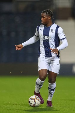 Batı Bromwich Albion 'dan Reyes Cleary # 28 Premier League 2 U23 maçında West Bromwich Albion U23 Nottingham ForestU 23' e karşı The Hawthorns, West Bromwich, İngiltere, 7 Kasım 202