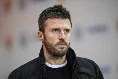 Michael Carrick Middlesbrough teknik direktörü. 8 Kasım 202 'de Bloomfield Road, Blackpool' da Blackpool-Middlesbrough maçında.