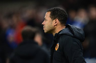 Cardiff City Stadyumu 'nda 8 Kasım 202' de oynanan Cardiff City vs Hull City maçında Hull City 'nin Liam Rosenior Menajeri