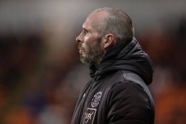 Blackpool 'un Michael Appleton Menajeri 8 Kasım 202' de Bloomfield Road, Blackpool 'da Blackpool-Middlesbrough maçında