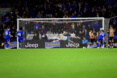 Cardiff City 'den Gavin Whyte # 20, 8 Kasım 202' de Cardiff City, Cardiff City Stadyumu 'nda oynanan Sky Bet Şampiyonası maçında takımının ikinci golünü atıyor.