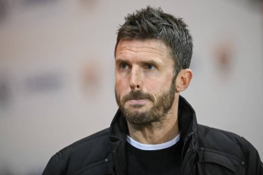 Michael Carrick Middlesbrough teknik direktörü. 8 Kasım 202 'de Bloomfield Road, Blackpool' da Blackpool-Middlesbrough maçında.