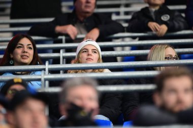 8 Kasım 202 'de Cardiff City, Cardiff City Stadyumu' nda oynanan Sky Bet Şampiyonası maçında Hull City taraftarları Cardiff City 'ye karşı.