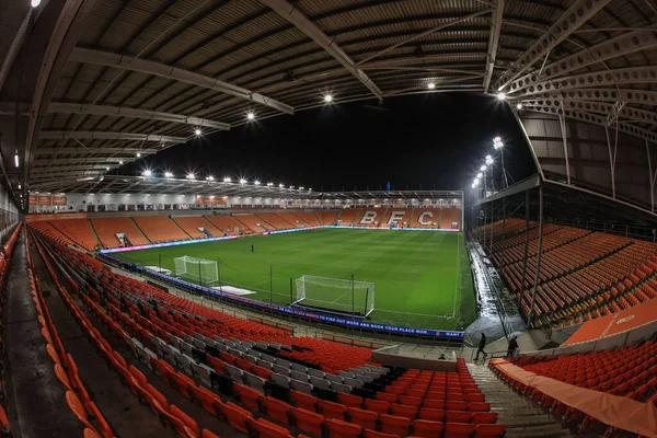 General View Bloomfield Road Ahead Sky Bet Championship Match Blackpool — Stock Photo, Image