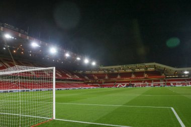 Nottingham Ormanı 'nın evi olan City Ground' un genel görünümü 9 Kasım 202 'de Nottingham Forest' a karşı Tottenham Hotspur 'da oynanan Carabao Kupası üçüncü tur karşılaşmasının önünde.