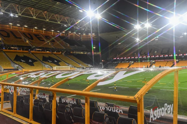 Algemeen Zicht Molineux Stadion Thuisbasis Van Wolverhampton Wanderers Tijdens Carabao — Stockfoto