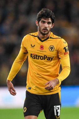 Gonalo Guedes # 17 Wolverhampton Wanderers Carabao Kupası maçında Wolverhampton Wanderers - Leeds United - Molineux, Wolverhampton, Birleşik Krallık, 9 Kasım 2022