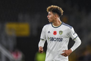 Leeds United 'dan Mateo Fernnndez # 49 Carabao Kupası karşılaşmasında Wolverhampton Wanderers - Leeds United - Molineux, Wolverhampton, İngiltere, 9 Kasım 2022