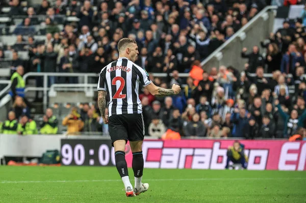 Kieran Trippier Van Newcastle United Viert Het Scoren Van Zijn — Stockfoto