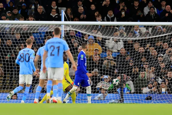 Chelsea Den Edouard Mendy Topu Ancak Manchester City Den Riyad — Stok fotoğraf