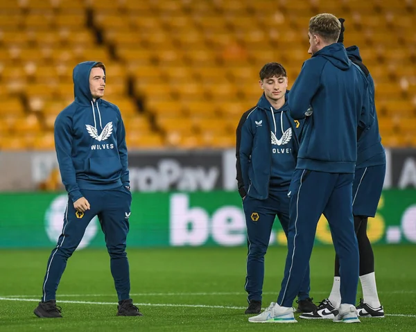 Wolves Pre Match Pitch Inspection Carabao Cup Match Wolverhampton Wanderers — Stock Photo, Image