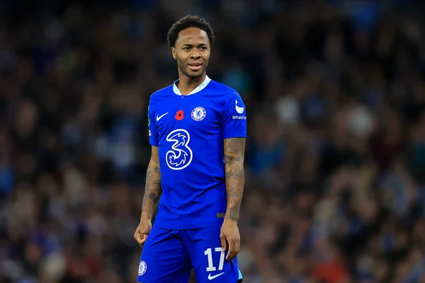 Raheem Sterling Chelsea Carabao Cup Third Match Manchester City Chelsea — Stock Photo, Image