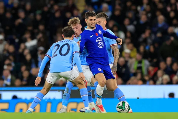 Christian Pulisic Chelsea Cant Carabao Cup Third Match Manchester City — 스톡 사진