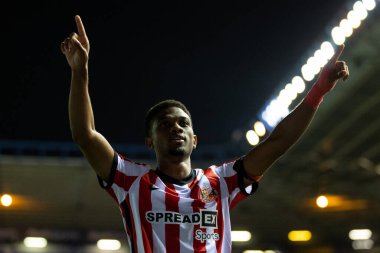 Sunderland 'lı Amad Diallo, 11 Kasım 202' de Birmingham City, Birmingham, İngiltere 'de Sunderland' a karşı oynadığı Gökyüzü İddia Şampiyonası maçında gol atmasını kutluyor.