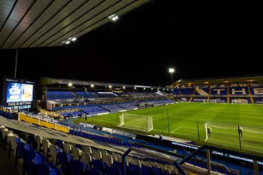 Birmingham City 'nin, Birmingham City' nin St.Andrews, Birmingham, İngiltere 'de 11 Kasım 202' de oynanan ve Birmingham City 'nin Sunderland' a karşı oynadığı Sky Bet Şampiyonası öncesinde oynadığı maçın genel bir görüntüsü.