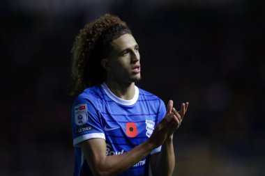 Birmingham City 'den Hannibal Mejbri # 6. Gökyüzü İddia Şampiyonası maçında Birmingham City, Sunderland' a karşı St Andrews, Birmingham, İngiltere, 11 Kasım 202