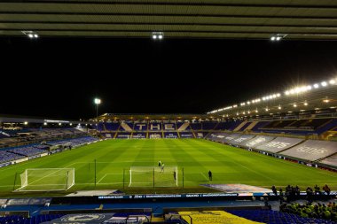 Birmingham City 'nin, Birmingham City' nin St.Andrews, Birmingham, İngiltere 'de 11 Kasım 202' de oynanan ve Birmingham City 'nin Sunderland' a karşı oynadığı Sky Bet Şampiyonası öncesinde oynadığı maçın genel bir görüntüsü.