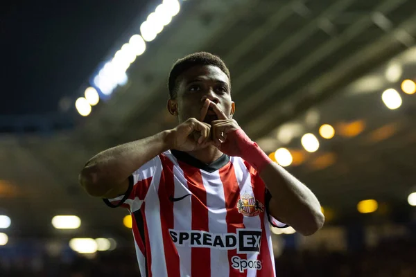 Amad Diallo Von Sunderland Feiert Sein Tor Während Des Sky — Stockfoto