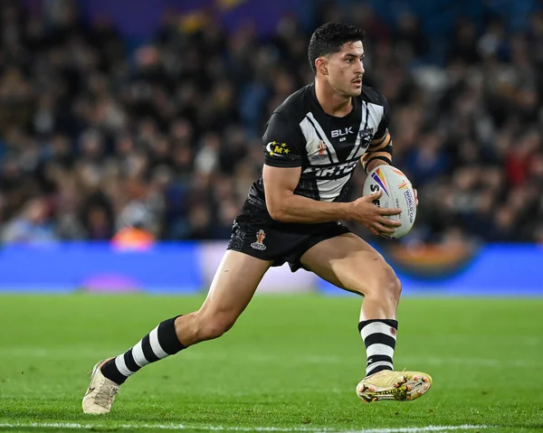 Dylan Brown Uit Nieuw Zeeland Maakt Een Pauze Tijdens Rugby — Stockfoto