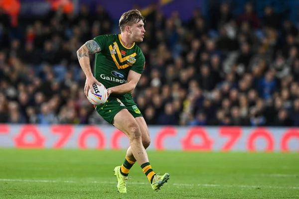 Cameron Munster Australia Actie Tijdens Rugby League World Cup 2021 — Stockfoto