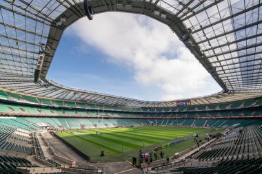 Twickenham Stadyumu 'nun genel görünümü, 12 Kasım 202' de Twickenham, Twickenham Stadyumu 'nda İngiltere ile Japonya arasındaki sonbahar karşılaşması öncesinde