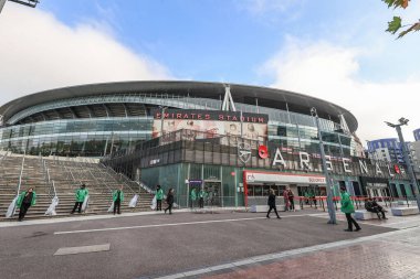 Emirates Stadyumu 'nun, Rugby Ligi Dünya Kupası 2021 yarı final maçı öncesinde, 12 Kasım 202' de Londra 'daki Emirates Stadyumu' nda İngiltere ile Samoa arasında yapılacak genel bir yemin.