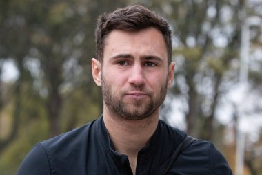 Hull City 'den 13 numaralı Nathan Baxter, 12 Kasım 202' de Hull City, Hull Stadyumu 'nda oynanan Sky Bet Şampiyonası karşılaşması öncesinde MKM Stadyumu' na vardı.