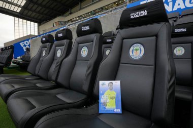 12 Kasım 202 'de İngiltere' nin Wigan Stadyumu 'nda oynanan Wigan Atletizm ve Blackpool maçından önceki DW Stadyumu genel görünümü