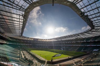 Twickenham Stadyumu 'nun genel görünümü, 12 Kasım 202' de Twickenham, Twickenham Stadyumu 'nda İngiltere ile Japonya arasındaki sonbahar karşılaşması öncesinde