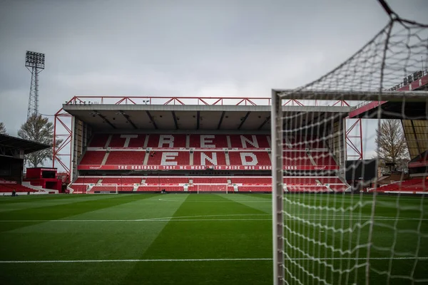 General View City Ground Premier League Match Nottingham Forest Crystal — Stockfoto