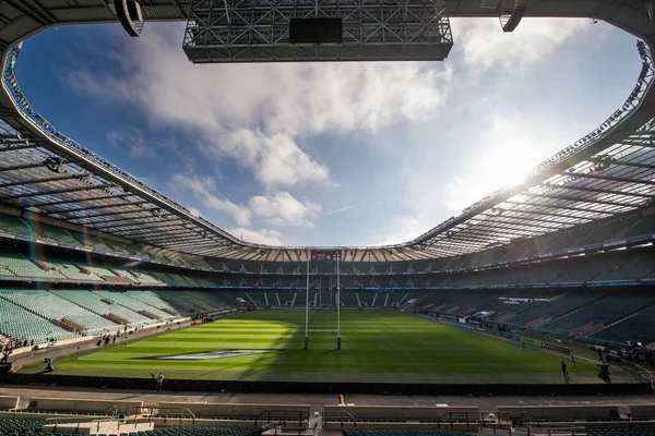 Twickenham Stadyumu 'nun genel görünümü, 12 Kasım 202' de Twickenham, Twickenham Stadyumu 'nda İngiltere ile Japonya arasındaki sonbahar karşılaşması öncesinde